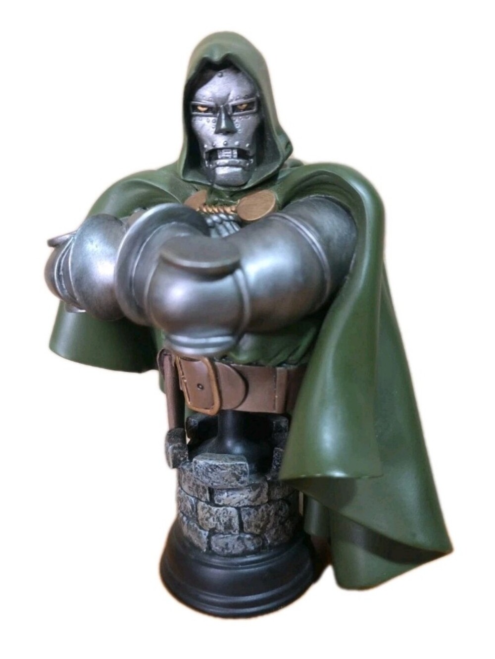 DOCTOR DOOM - RANDY BOWEN Marvel Comics 7" Mini-Bust #3674 of 4000 DAMAGED 2004